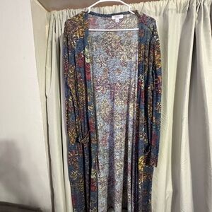 LuLaRoe Multicolor Geometric Cardigan